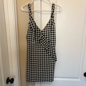 Black and White Checkered Dress